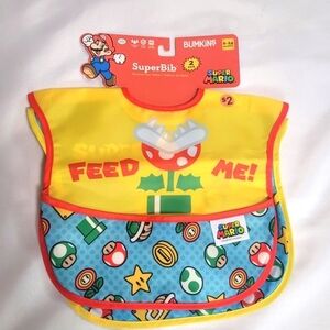 New Super Mario Bumpkins Bibs 2Pack 6-24M